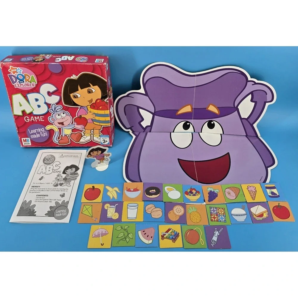 Vtg Nick‎ Jr. Dora the Explorer ABC Board Game Milton Bradley 2006 100% Complete